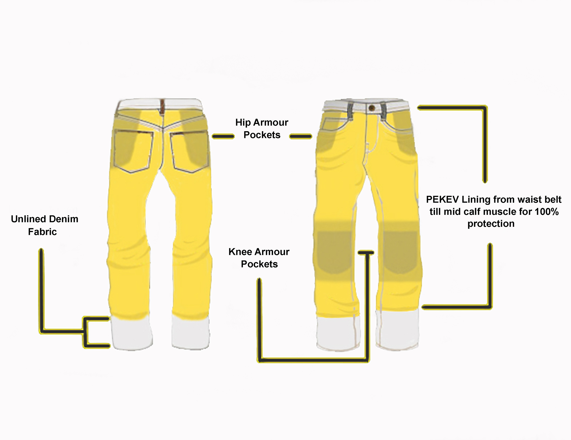 Resurgence Jeans - Jet Black - Image 3