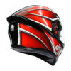 AGV K5 Helmet - Tempest Black/Red - Image 2