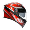 AGV K5 Helmet - Tempest Black/Red - Image 6
