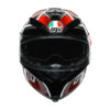 AGV K5 Helmet - Tempest Black/Red - Image 4
