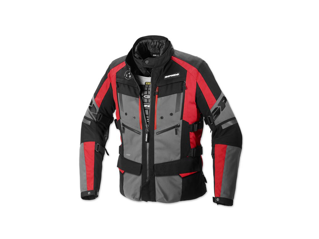 Spidi 4Season Evo Jacket - Black/Grey/Red