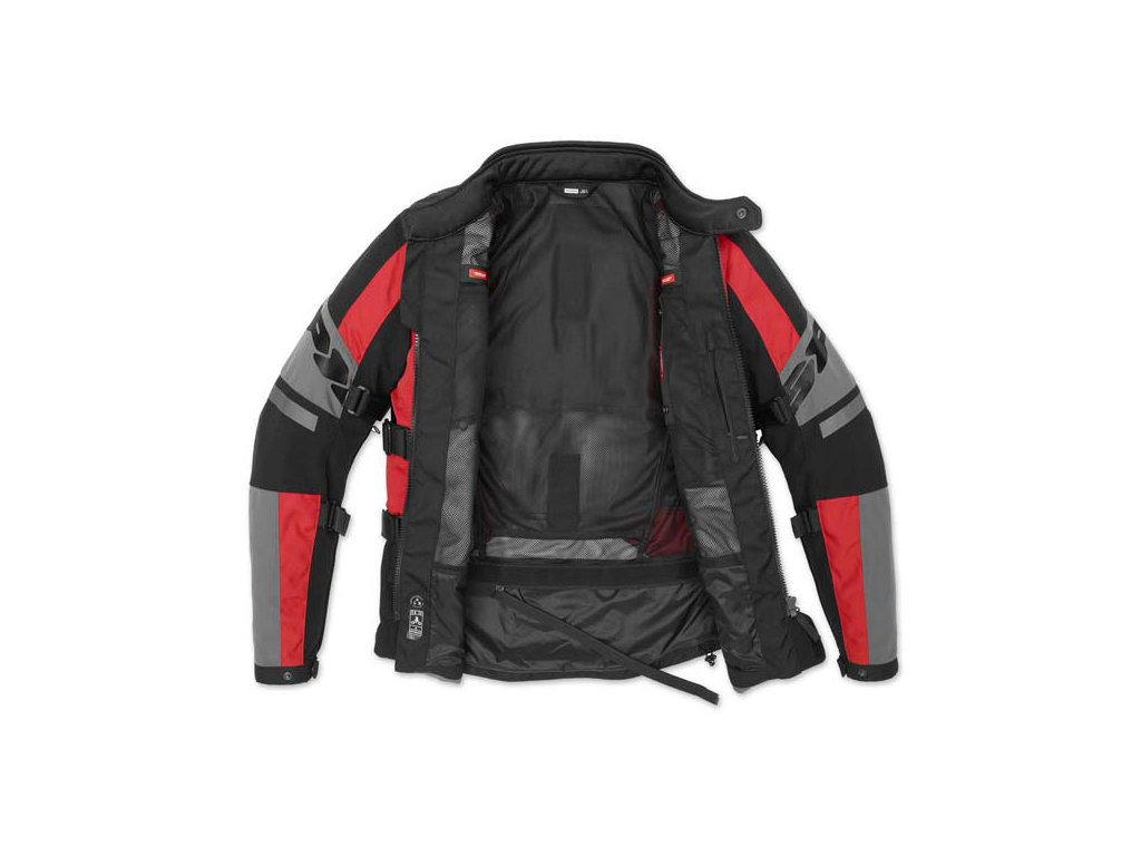 Spidi 4Season Evo Jacket - Black/Grey/Red - Image 4