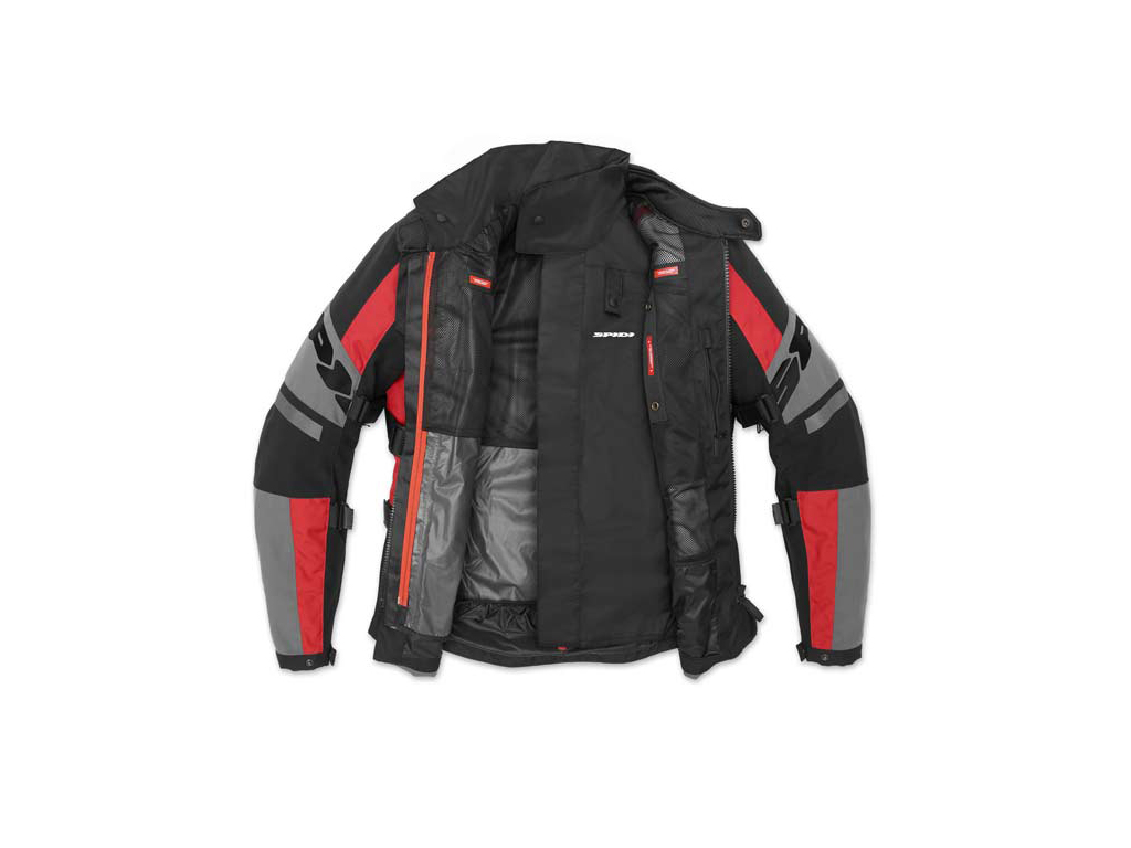 Spidi 4Season Evo Jacket - Black/Grey/Red - Image 5