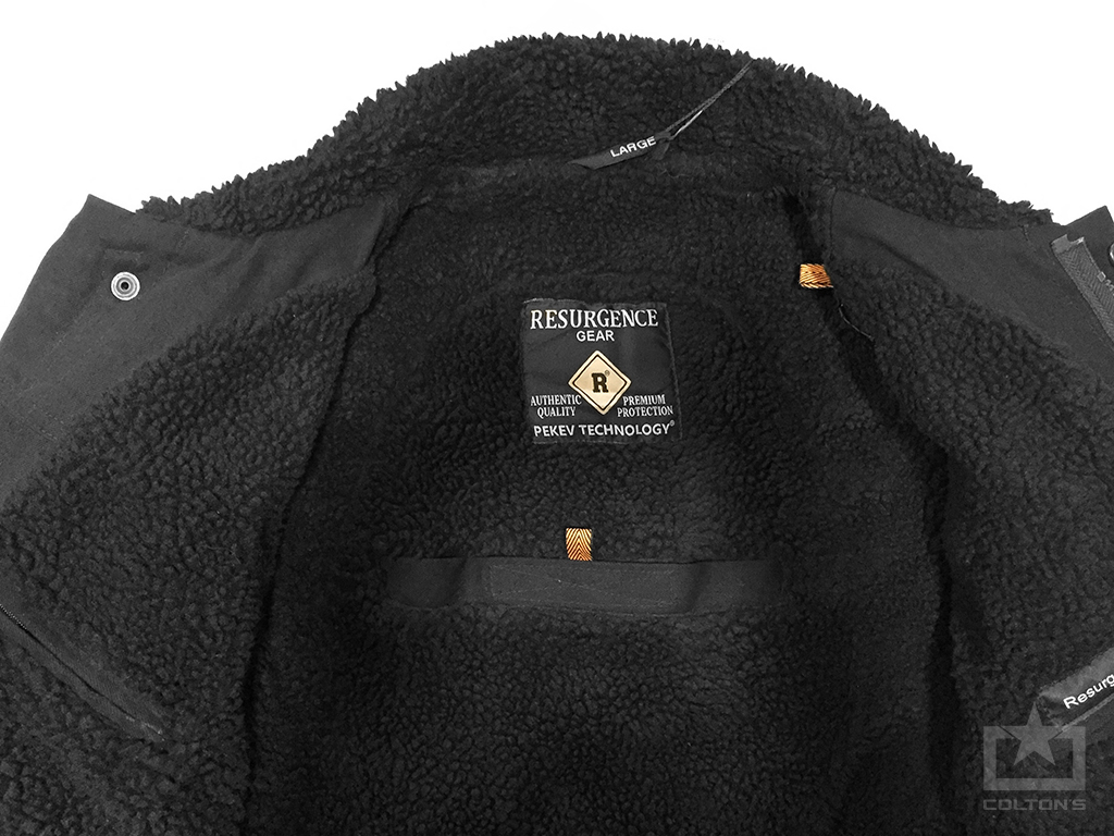 Resurgence Sherpa Jacket: Black Selvedge - Image 3