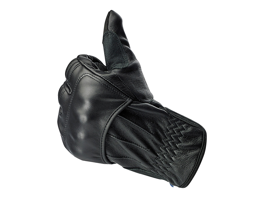 Biltwell Belden Black Leather Glove - Image 4
